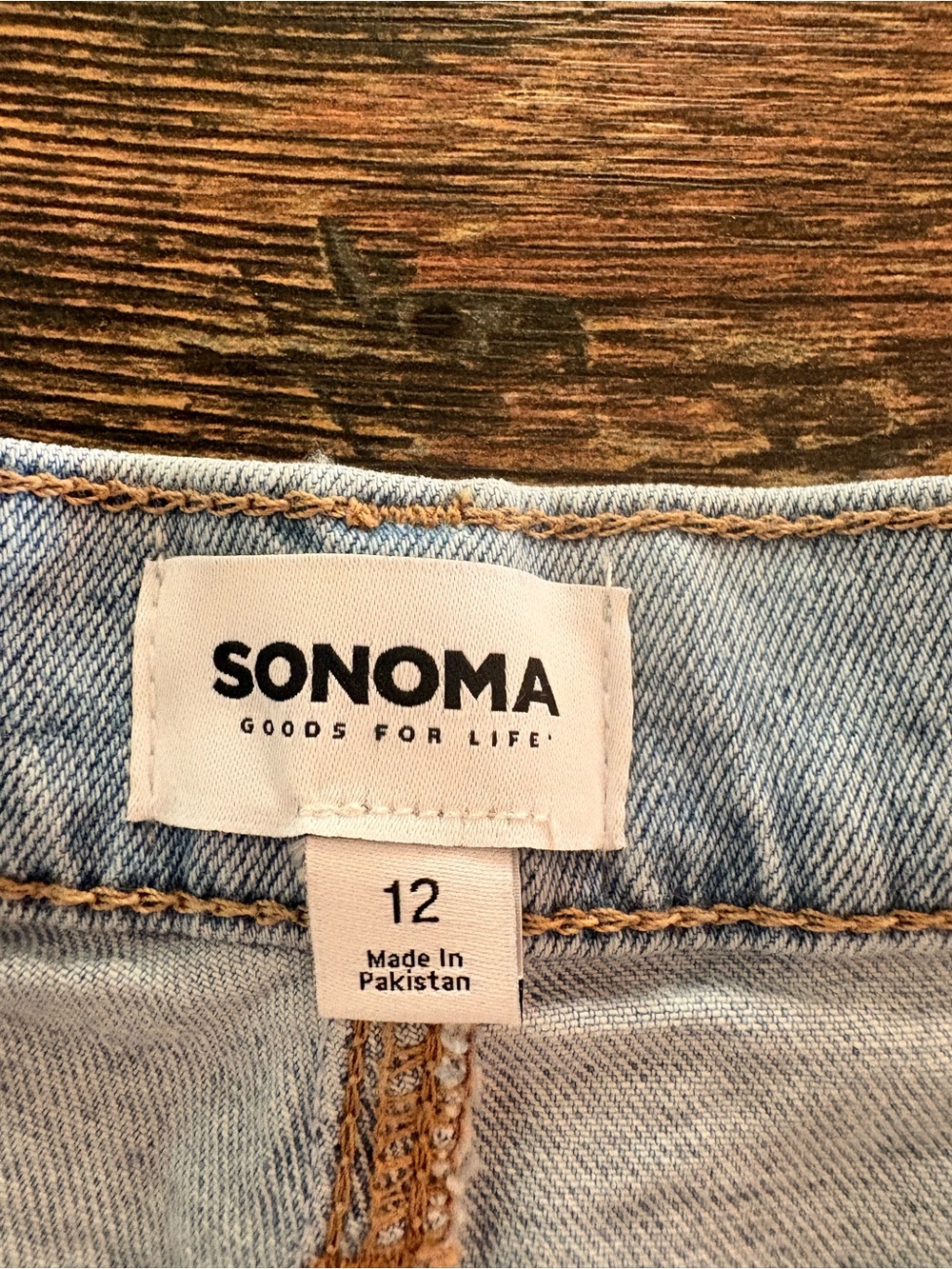 Sonoma Light Blue Denim Jean Shorts